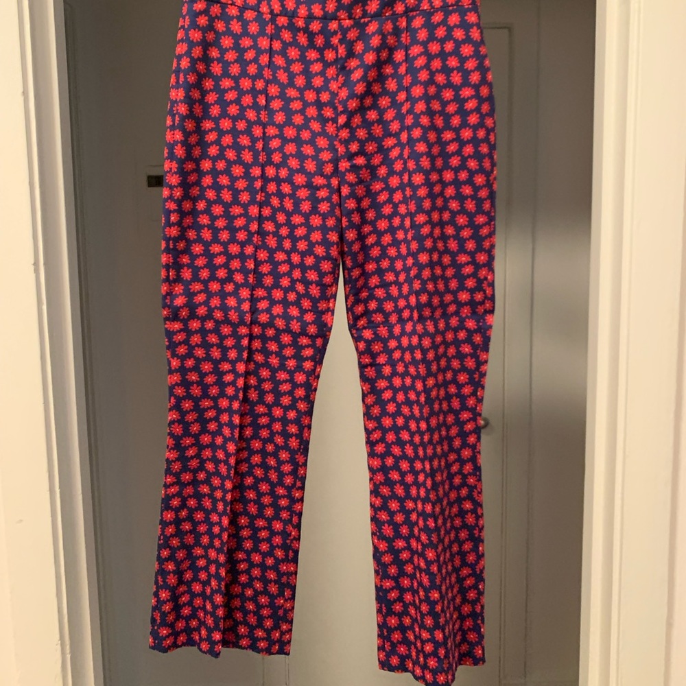 Alice + Olivia cropped flower pants